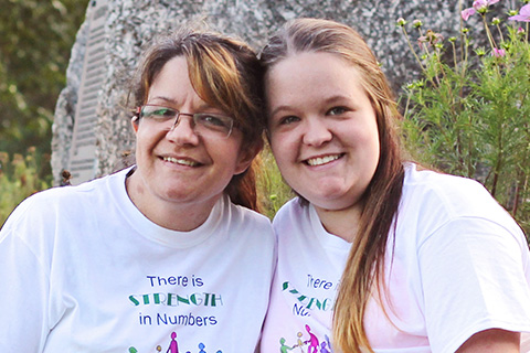 Madeline and her mother, Christine